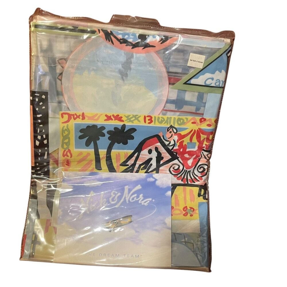 NICK & NORA Passport To Adventure SHOWER CURTAIN New in Package